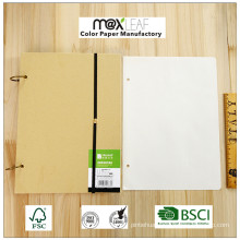 Wholesale Price Retro Kraft Coil Sketchbooks A4 Drawing Set with Pencil